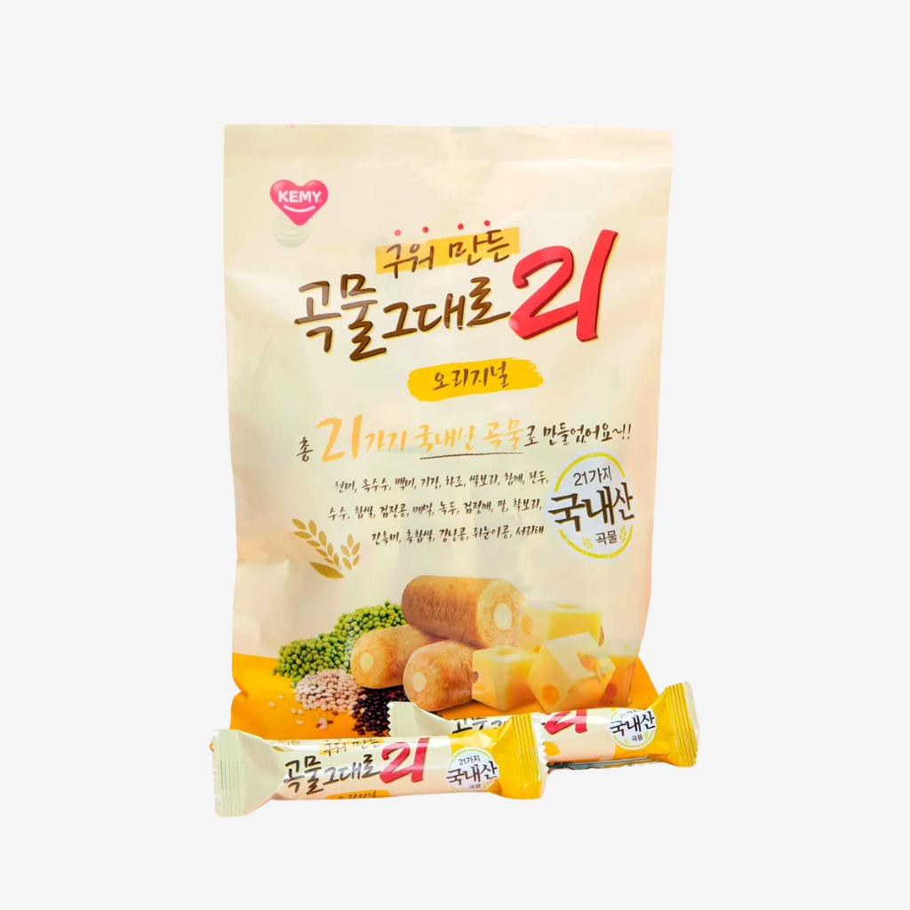 Bánh ngũ cốc 21 loại hạt KEMY vị phomai Hàn Quốc (Sao chép)