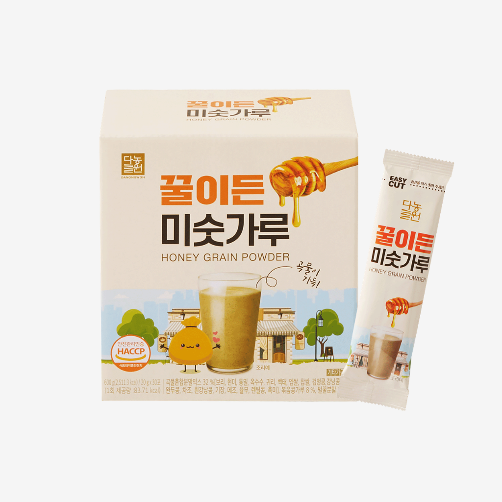 Bột ngũ cốc mật ong Danongwon hộp 30 gói
