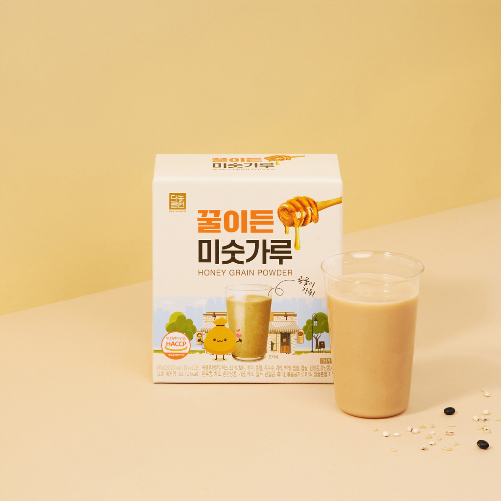 Bột ngũ cốc mật ong Danongwon hộp 30 gói