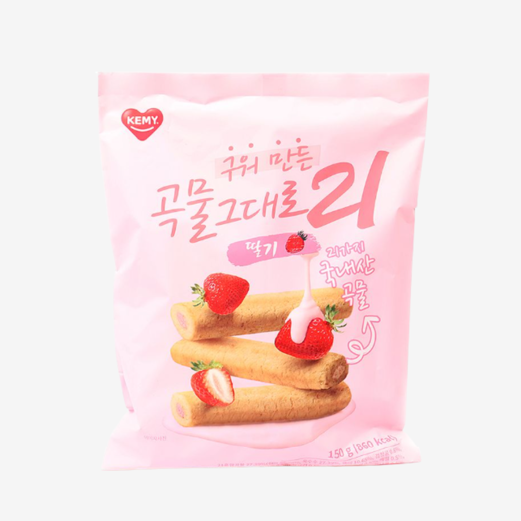 Bánh ngũ cốc 21 loại hạt KEMY Vị Dâu Tây 150gr