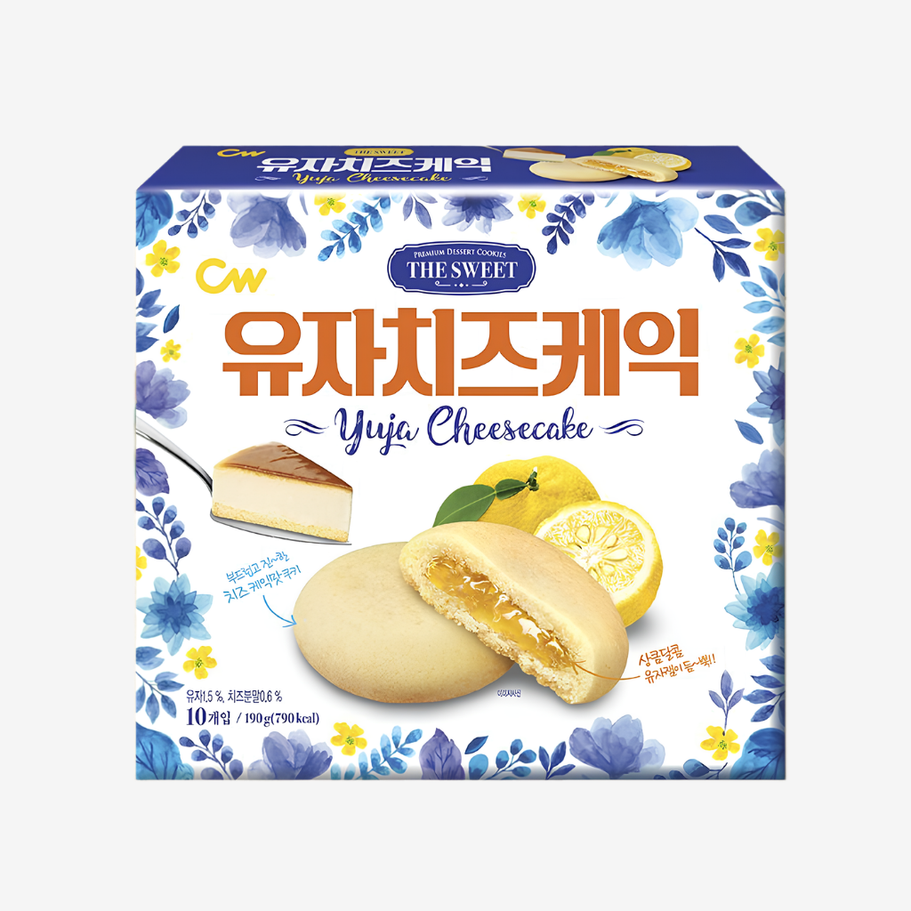 Bánh Quy CW Nhân Phô Mai Chanh YUJA 190G